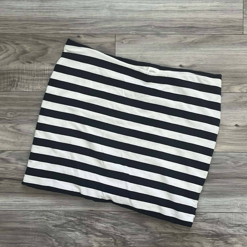 Striped Mini Skirt